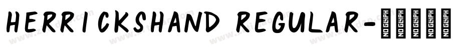 HerricksHand Regular字体转换